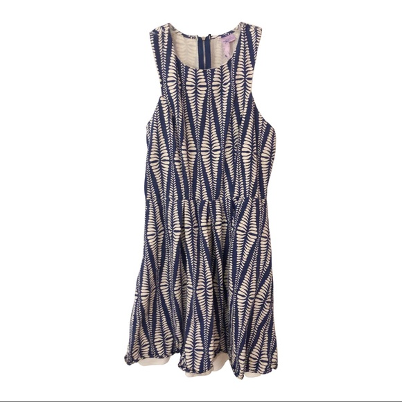 Alya Palm Print Skater Dress - Picture 1 of 3